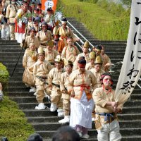 古代人が大行進！？　町民ら５０人“変身”　芝山はにわ祭
