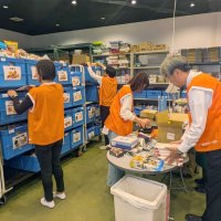 フードバンクに協力　食料品整理や荷造り　ＮＴＴ東「仕分け隊」