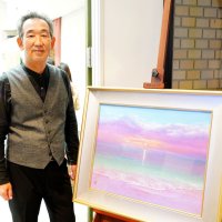 旭出身の日本画家、椎名保さんが個展　１２月１日まで