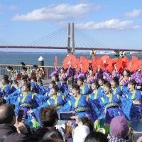 【動画あり】迫力演舞で銚子に熱気　黒潮よさこい祭り、踊り手１５００人が集う