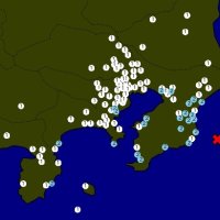 最大震度２の地震　震源は千葉県東方沖　Ｍ４．８　千葉市美浜区、茂原市、木更津市などで震度２