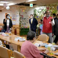 日印交流促進ＮＰＯ　成田の老人ホーム視察　人材派遣検討