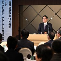 作業はＡＩ仕事は人間　チャットＧＰＴ普及、変革訴え　第一生命研究所柏村氏講演　千葉政経懇話会１２月例会