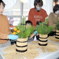 門松作りで地域伝統学ぶ　植木組合、５年ぶり教室　東金　【師走スケッチ２０２４】