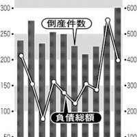２４年倒産３０１件負債３９８億円　物価高や人手不足追い打ち　千葉県内１１年ぶり高水準