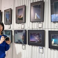 犬吠埼灯台や犬岩、星空と共に　遠藤さん「星降る街」写真展　３１日まで　銚子