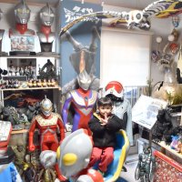 博物館の奥にも、デパートの屋上に設置されていたとみられるウルトラマンの遊具など懐かしの品々が展示されている
