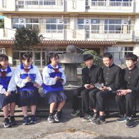 ペンケースがベンチに　市原・南総中　資源循環学習で