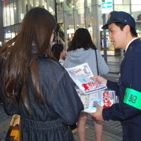 官民連携で繁華街巡回　千葉市富士見地区　若者へ性被害注意喚起も