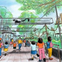 ワクワク“空中”歩く　サル通路に遊び場、ＣＦで整備　市川市動植物園