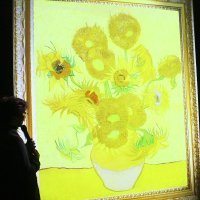 最新のデジタル技術で再現したゴッホの代表作「ひまわり」