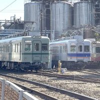 千葉県銚子市を走る銚子電鉄の車両