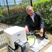 災害用井戸で助け合い　ＪＡいちかわ　本店に設置