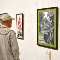 墨の濃淡で豊かな表現　１８日まで千葉県立美術館に力作３５１点