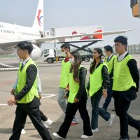 空港の多様な職種知って　成田で見学会　学生らに裏方業務紹介