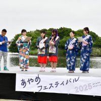 ミスあやめら「祭り」ＰＲ　２会場の魅力、フェスで紹介　香取
