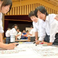 災害対応、主役は中学生　ゲーム形式で避難所開設シミュレーション　栄中生、担い手へ自覚