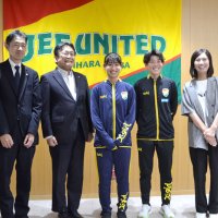 角谷選手「もっと活躍したい」　千葉市役所笑顔の報告　サッカーＵ１６国際大会Ｖ