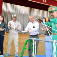命を守る行動確認　土砂災害避難訓練、大型ドローン輸送も　いすみ