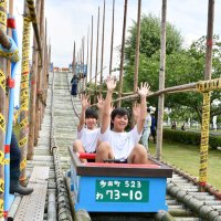 初夏彩るあじさい祭り　「竹コースター」笑顔咲かす　多古