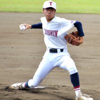 直前のけが乗り越え力投　安房拓心　鈴木聖　第１０７回全国高校野球　千葉大会　第３日