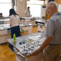 優秀作品３０点選出　東葛西地区県小中高校席書大会