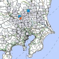 関東でＭ4.1の地震　東京、千葉、埼玉、茨城、神奈川など揺れる　震源は群馬県南部　最大震度2