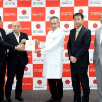 千葉大病院に７２万円　私募債手数料を寄付　千葉興銀と県酒類販売