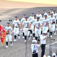 市船橋、聖地堂々と行進　第１０７回全国高校野球選手権大会
