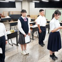 被爆地の悲劇、学び伝える　長崎派遣へ中学生結団式　銚子　【戦後８０年ちば】