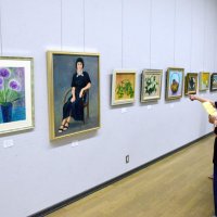 絵画学ぶ４０人が力作　茂原で３グループ合同展
