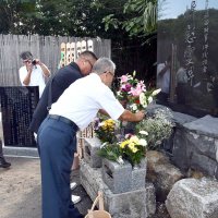 福田村事件から１０２年目に合わせ行われた追悼行事＝野田市
