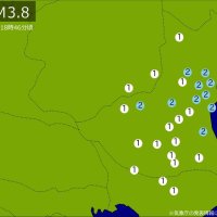 【速報】関東で地震　Ｍ3.8　震源は茨城県沖　地震が及んだ地域人口228万人