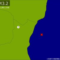 【速報】関東で地震　Ｍ３．２　震源は茨城県沖　地震が及んだ地域人口１万人