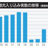 観光入り込み客１億７０９１万人　宿泊１・８％増　外国人伸長　コロナ前水準に回復　２４年千葉県内