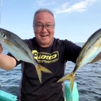 木更津沖で釣り上げたアジ（写真は「守山丸」提供）
