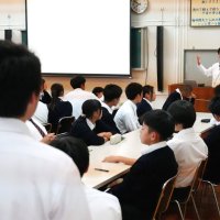 風力発電の基礎学ぶ　銚子商高　人材育成へ出前授業