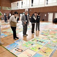 こども県展地区審査始まる　松戸、力作１８００点一堂に