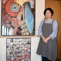 芸術と食欲の秋一挙に　カフェ７店と作家コラボ　作品基に特別メニューも　八千代