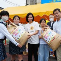 匝瑳“絆の種”再び福島へ　ヒマワリ育て６０キロ収穫