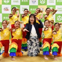 小学生チームＨａｐｐｙＭａｇｉｃａｌ　ダンス全国大会金賞　多古町長に快挙報告　「つらい練習みんなで乗り越え」