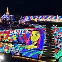 「モナリザ」「叫び」　名画とイルミ融合　袖ケ浦・東京ドイツ村