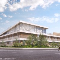 昭和学院が発表した「秀英幼稚園」「秀英小学校」の完成予想図（昭和学院提供）
