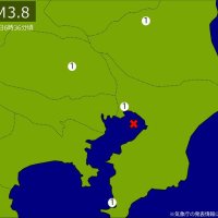【速報】関東で地震　Ｍ3.8　震源は東京湾　地震が及んだ地域人口64万人