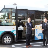 南房総市営路線バスにＥＶ　４日から富浦線で運行