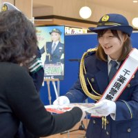 「飲酒運転は犯罪」柔道・角田夏実選手が撲滅呼びかけ　船橋東署・習志野署合同キャンペーンで一日広報大使
