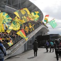 歓喜を迎える準備はできた　「攻めきって勝利の伝説を」　ジェフサポーター　Ｊ１復帰信じて駆け付け
