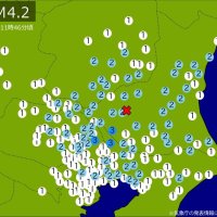 【速報】関東で地震　Ｍ４．２　東京、神奈川、埼玉、千葉、茨城などで揺れ　最大震度３　震源は茨城県南部　地震が及んだ地域人口２８６１万人