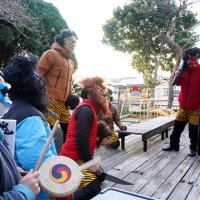 鬼、頑張る子供にエール　健やかな成長願い“家庭訪問”　御宿