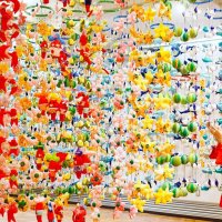 色鮮やか癒しの飾り　御宿　つるし雛めぐり　２１日開幕　２０回目、未来テーマに新作も